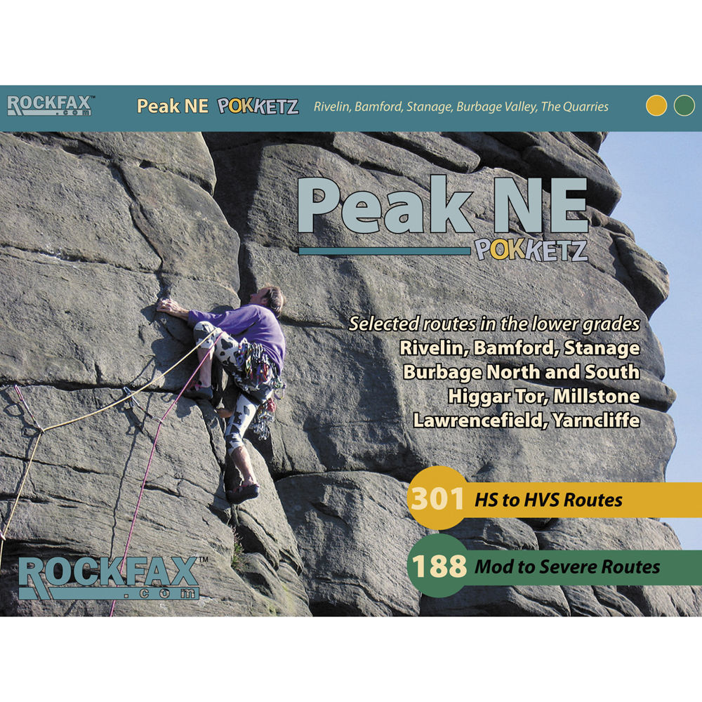 Rockfax Peak NE Pokketz - Selected routes in the lower grades