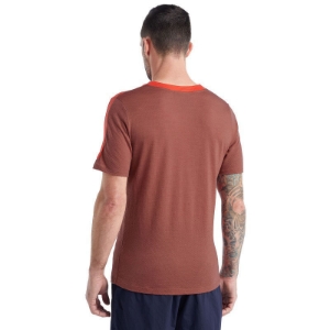 Icebreaker Men's ZoneKnit Merino Short Sleeve T-Shirt in Lava Grape