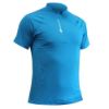 Raidlight Activ Run SS Shirt Mid Zip in Blue