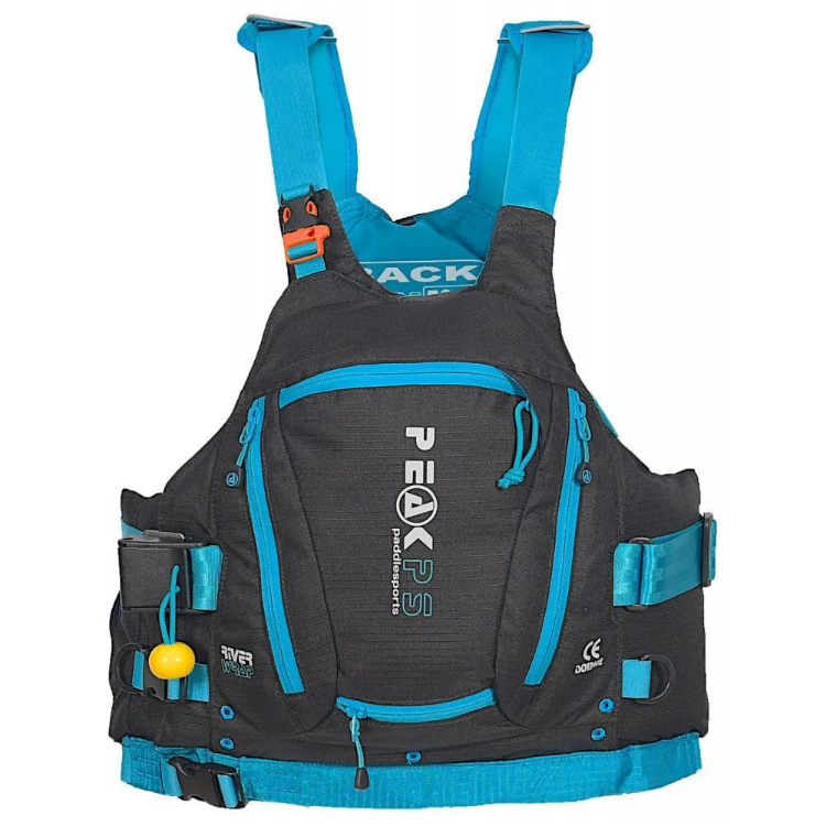 Peak PS River Wrap Women's PFD - Black / Blue