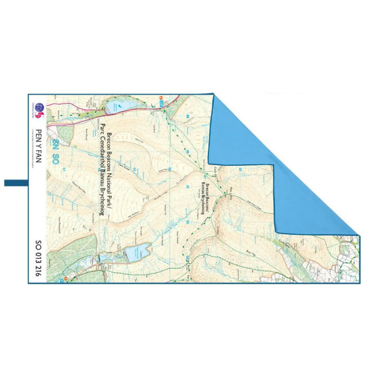 Ordnance Survey Microfibre Map Towel