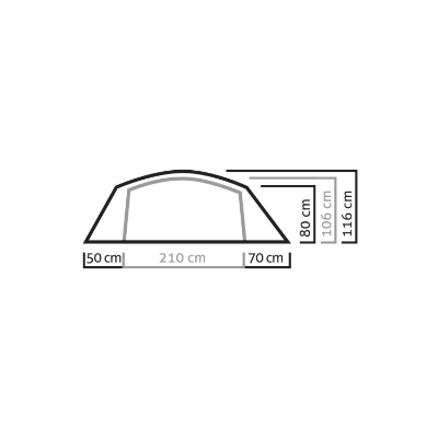 Salewa Sierra Leone II Tent - dimensions