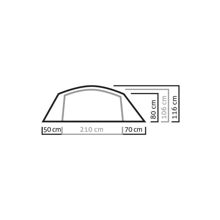Salewa Sierra Leone II Tent - dimensions