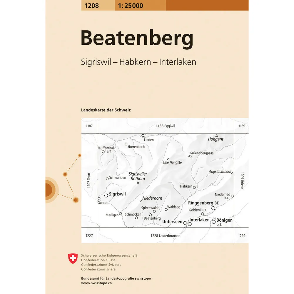 Swisstopo Swiss National Map 1:25 000