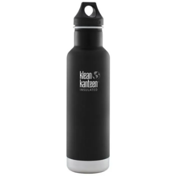 Klean Kanteen Vacuum Insulated Classic with Loop Cap in Black