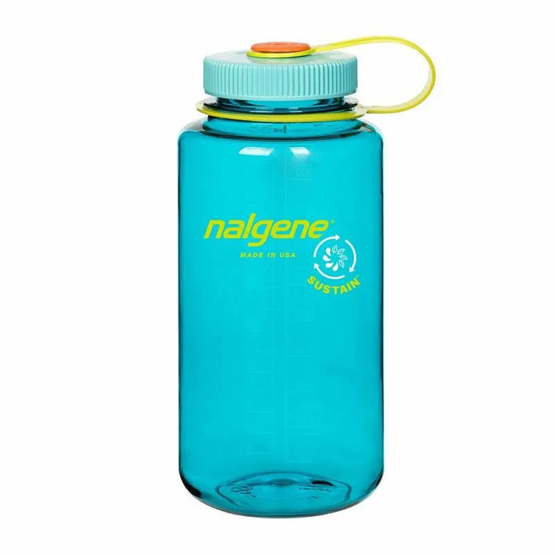 Nalgene Wide Mouth Tritan 1L Sustain in Cerulean