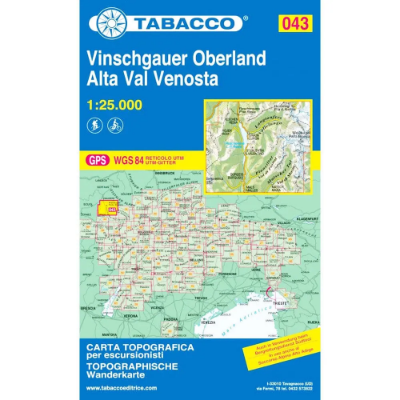 Tabacco Dolomites 1:25 000