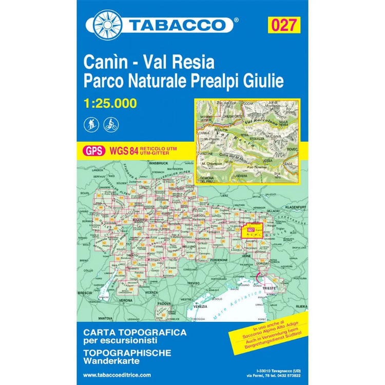 Tabacco Dolomites 1:25 000