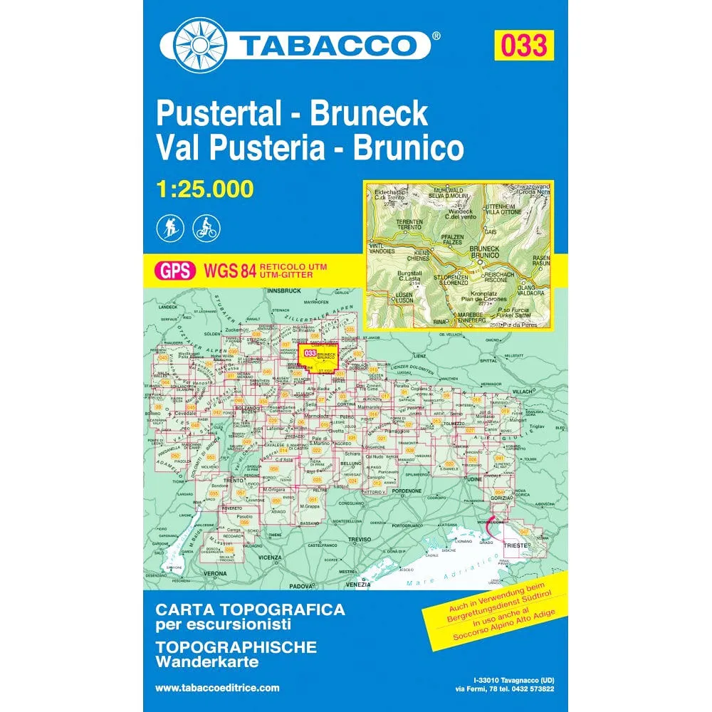 Tabacco Dolomites 1:25 000