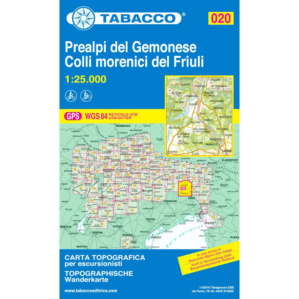Tabacco Dolomites 1:25 000