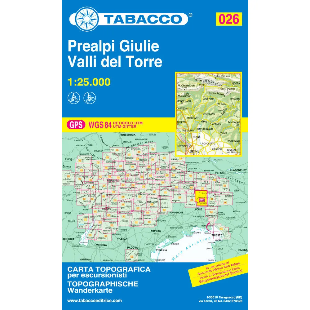 Tabacco Dolomites 1:25 000