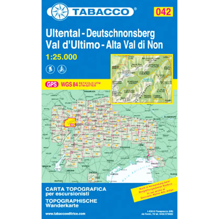 Tabacco Dolomites 1:25 000