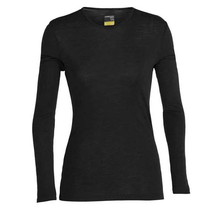 Icebreaker Women's Merino 175 Everyday Long Sleeve Crewe Thermal Top
