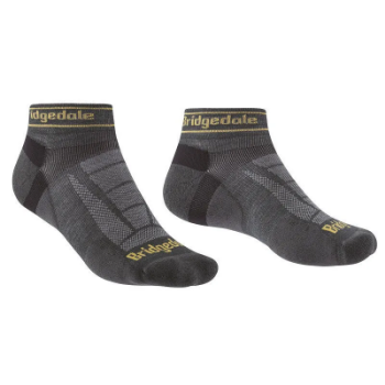 Bridgedale Trail Run Ultralight T2 Merino Sport Low in Gunmetal