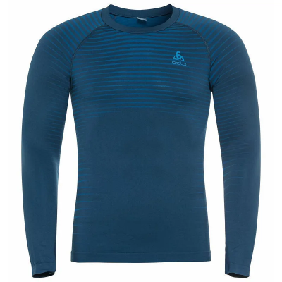 Odlo Men's PERFORMANCE LIGHT Long-Sleeve Base Layer Top