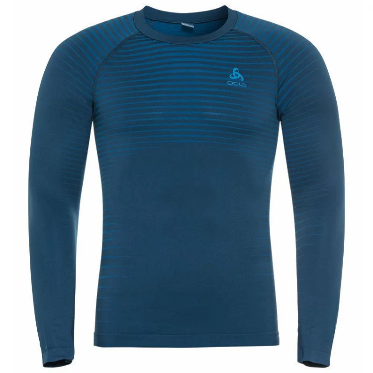 Odlo Men's PERFORMANCE LIGHT Long-Sleeve Base Layer Top
