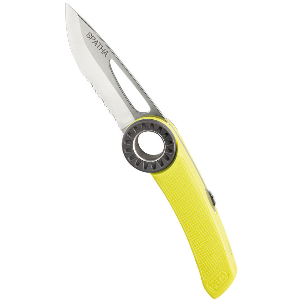 Petzl Spatha Knife in Yellow