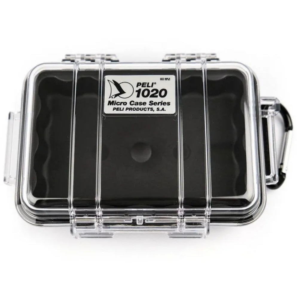 Peli Cases 1020 Microcase in Clear Black