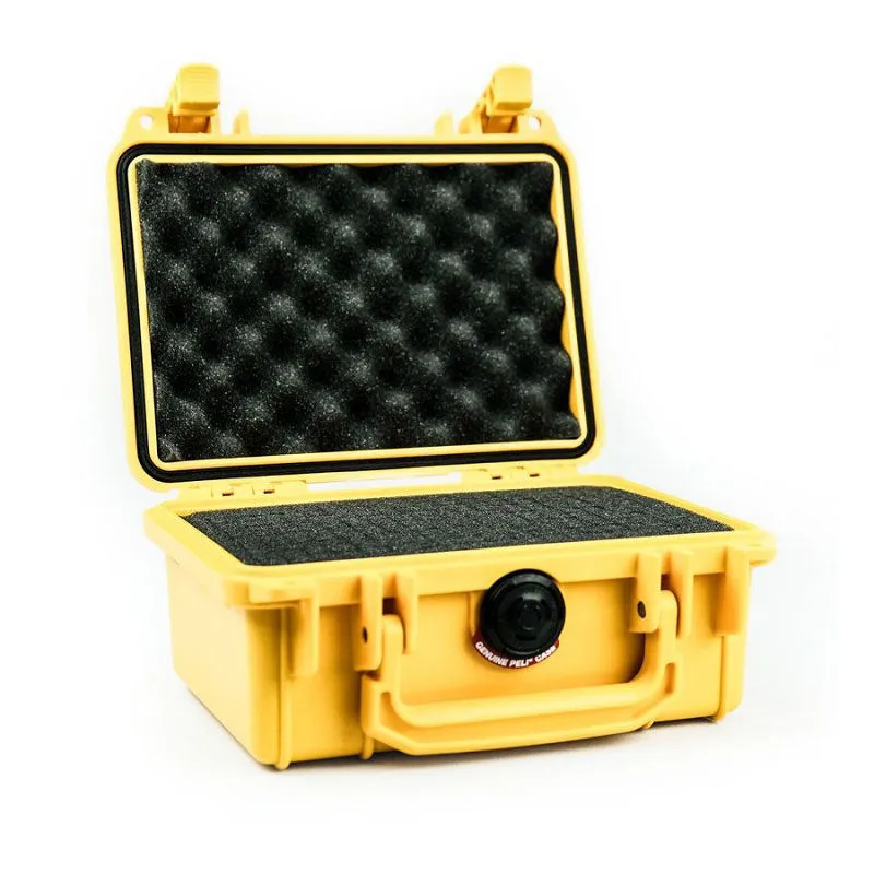 Peli Cases 1120 Protector Case With Foam, Yellow