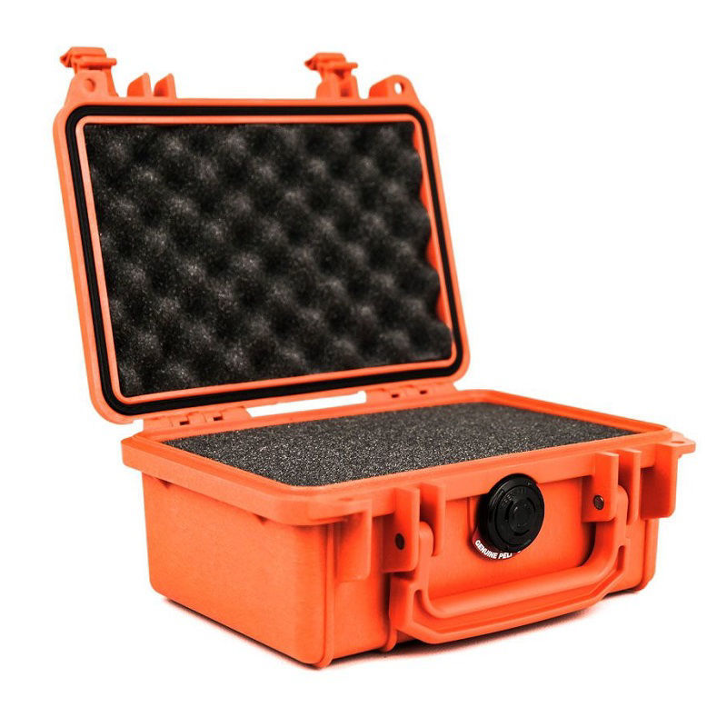 Peli Cases 1120 Protector Case With Foam, Orange