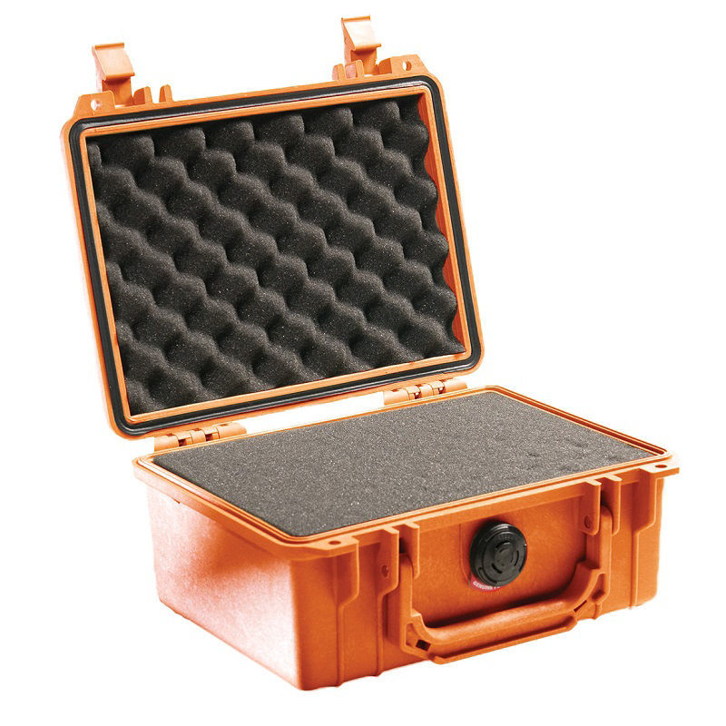 Peli Cases 1150 Protector Case With Foam, Orange