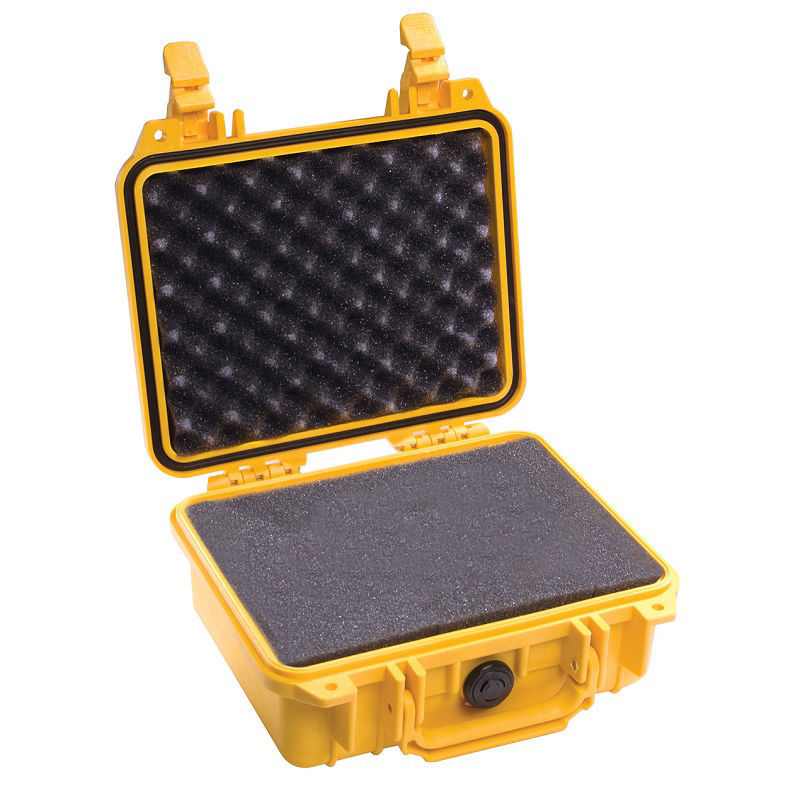 Peli Cases 1200 Protector Case With Foam, Yellow