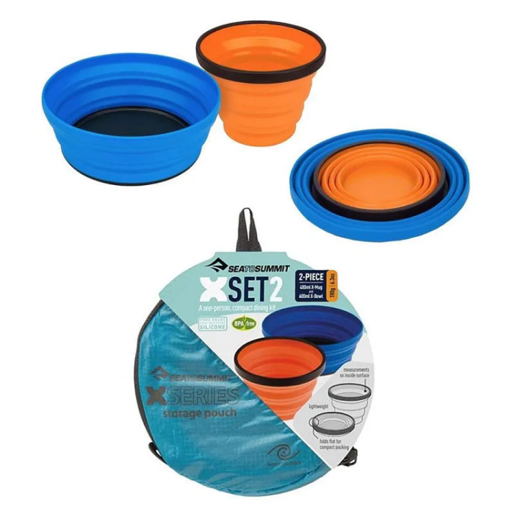 Sea to Summit X Set 2 Piece (X Mug X Bowl and Pouch)