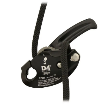 ISC D4 Work/Rescue Descender Black