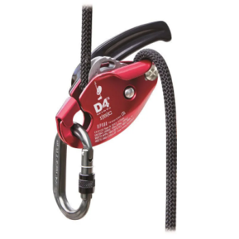 ISC D4 Work/Rescue Descender Red