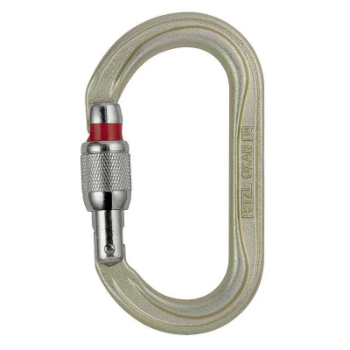 Petzl Oxan Screwgate Silver