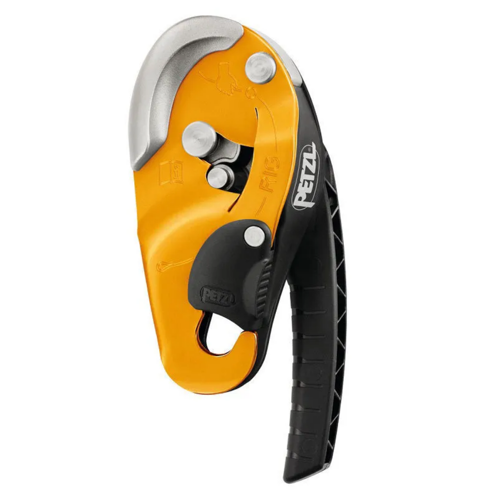 Petzl Rig Descender in Gold
