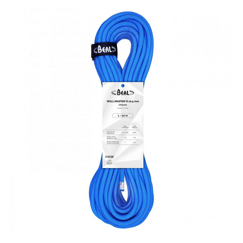 Beal Wall Master VI 10.5mm Unicore in Blue