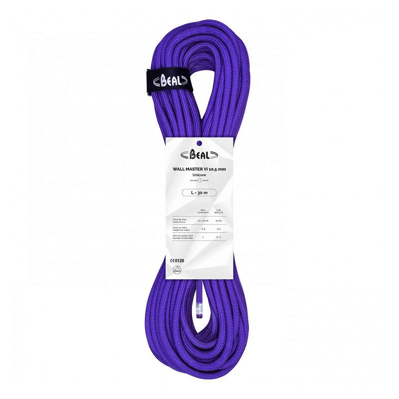 Beal Wall Master VI 10.5mm Unicore in Violet