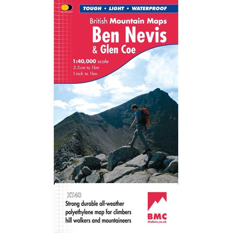 Harvey Maps British Mountain Maps (BMC) 1:40 000