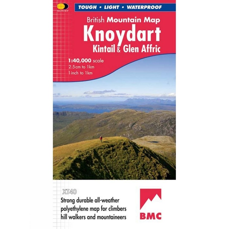 Harvey Maps British Mountain Maps (BMC) 1:40 000 Knoydart