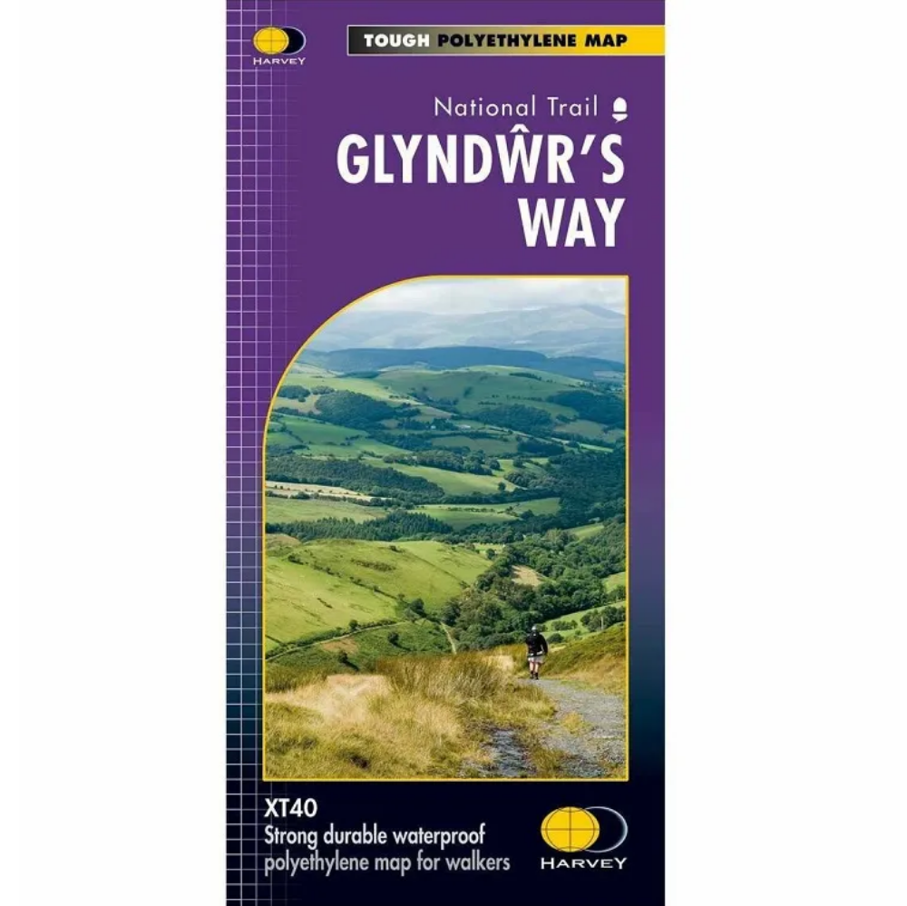 Harvey Maps National Trails - Long Distance Route 1:40 000 Glyndwr's Way