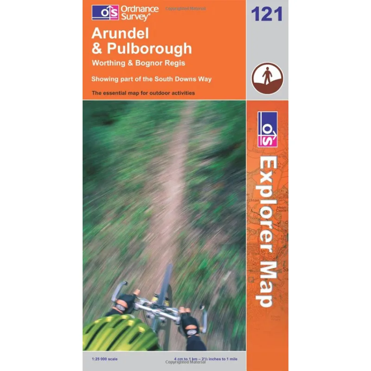 Ordnance Survey Explorer 1:25 000 121