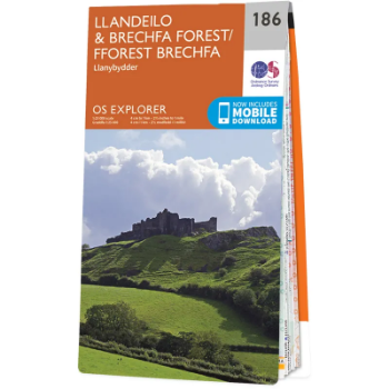 Ordnance Survey Explorer 1:25 000 186