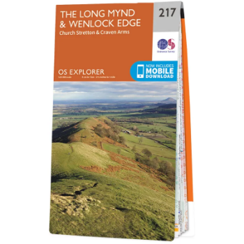 Ordnance Survey Explorer 1:25 000 217