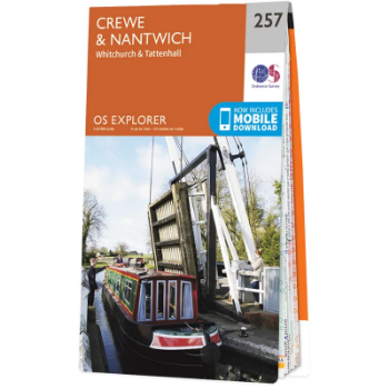Ordnance Survey Explorer 1:25 000 257