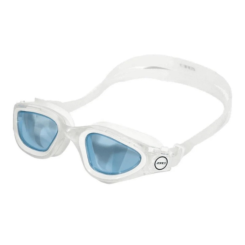 Zone3 Vapour Goggles in Clear / White - Lens Tinted Blue
