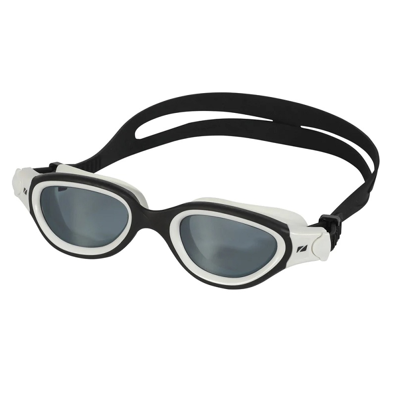 Zone3 Venator-X Goggles in Black / White - Lens Smoke Tinted