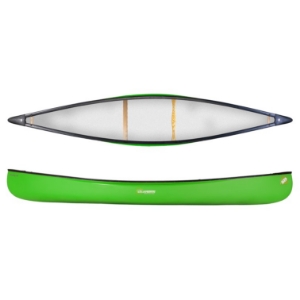 Silverbirch Canoes Firefly 14 Solo Duralite - Lime Green - Kneeling Thwart 