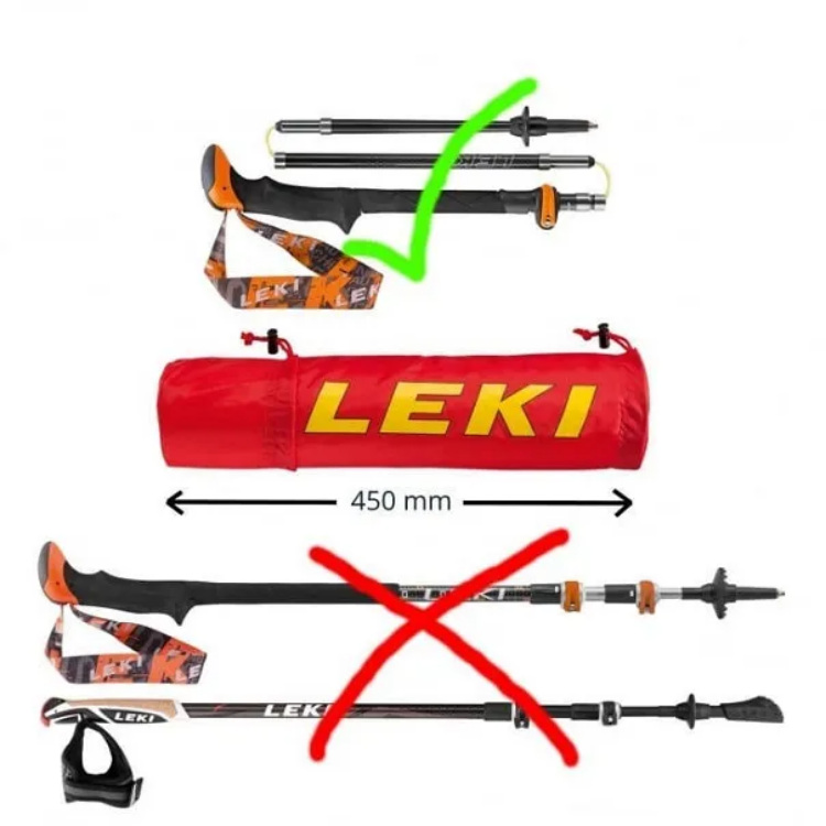 Leki Folding Pole Bag