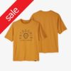 Patagonia Men's Capilene Cool Daily Graphic Shirt - Saffron X-Dye - sale