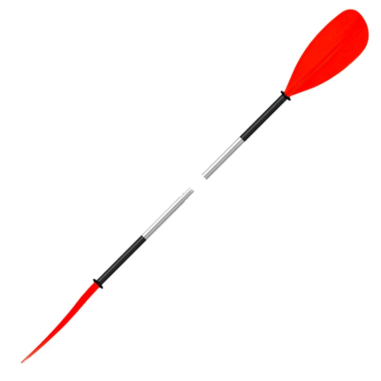 TNP Asymmetric Touring Paddle Two-Piece - Red 