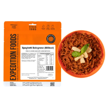 Expedition Foods Main Meal High Energy Serving Spaghetti Bolognese