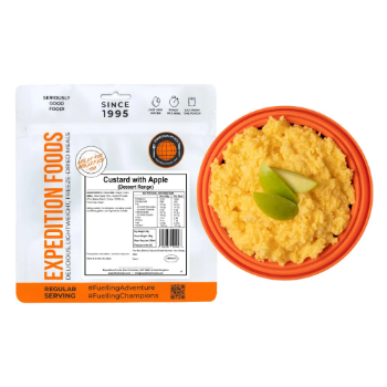 Expedition Foods Dessert Custard with Apple