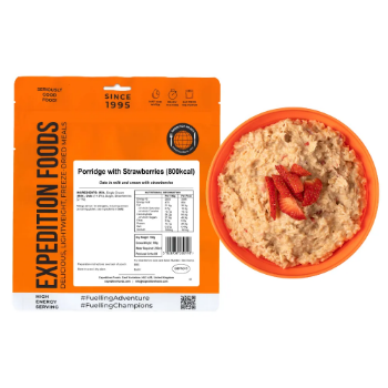 Expedition Foods Breakfast High Energy Serving Porridge with Strawberries