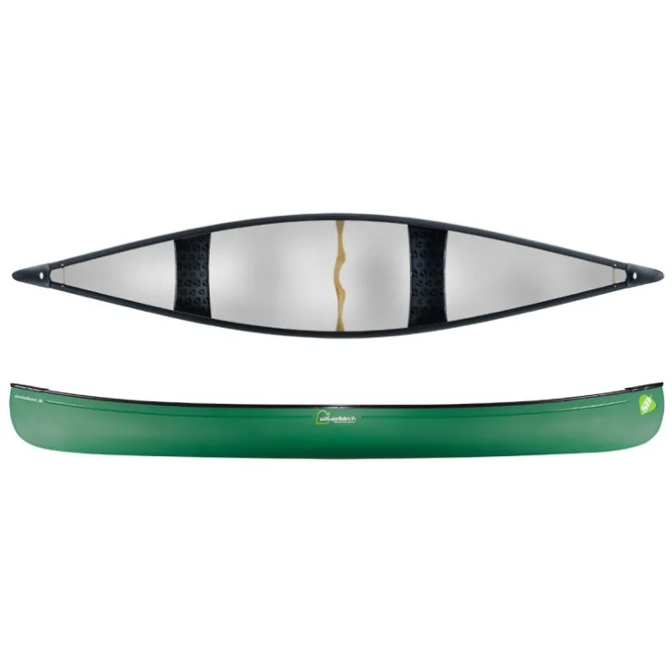 Silverbirch Canoes Broadland 16 Duracore Plus - Forest Green - Black PE Seats 